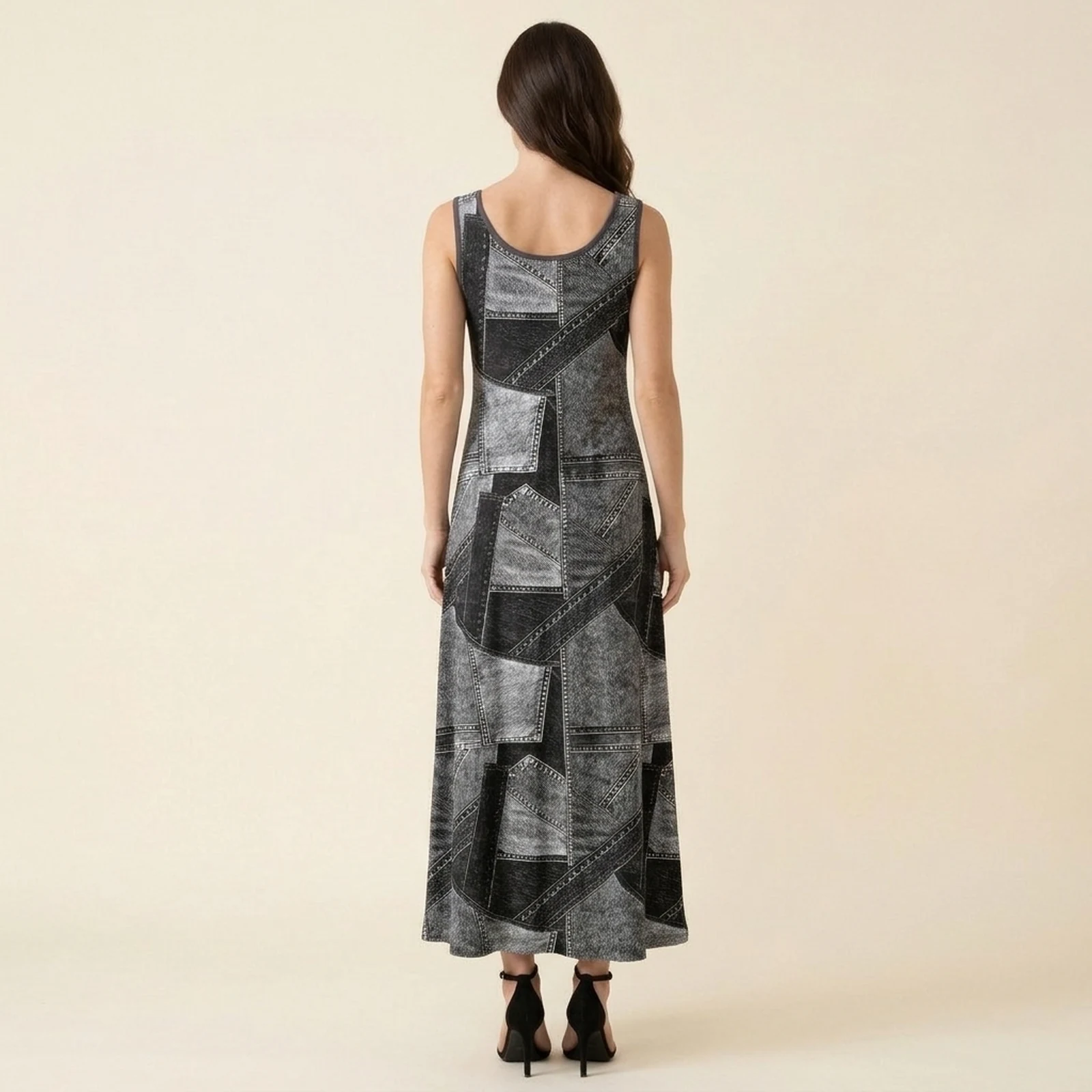 Pedra Patch Maxi Dress, view 2