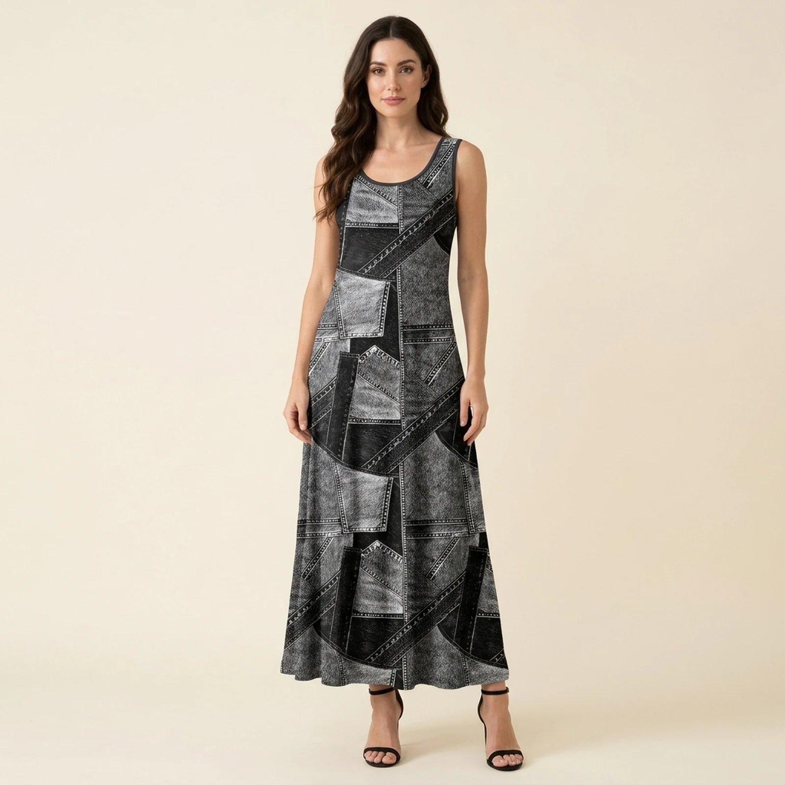Pedra Patch Maxi Dress, view 1