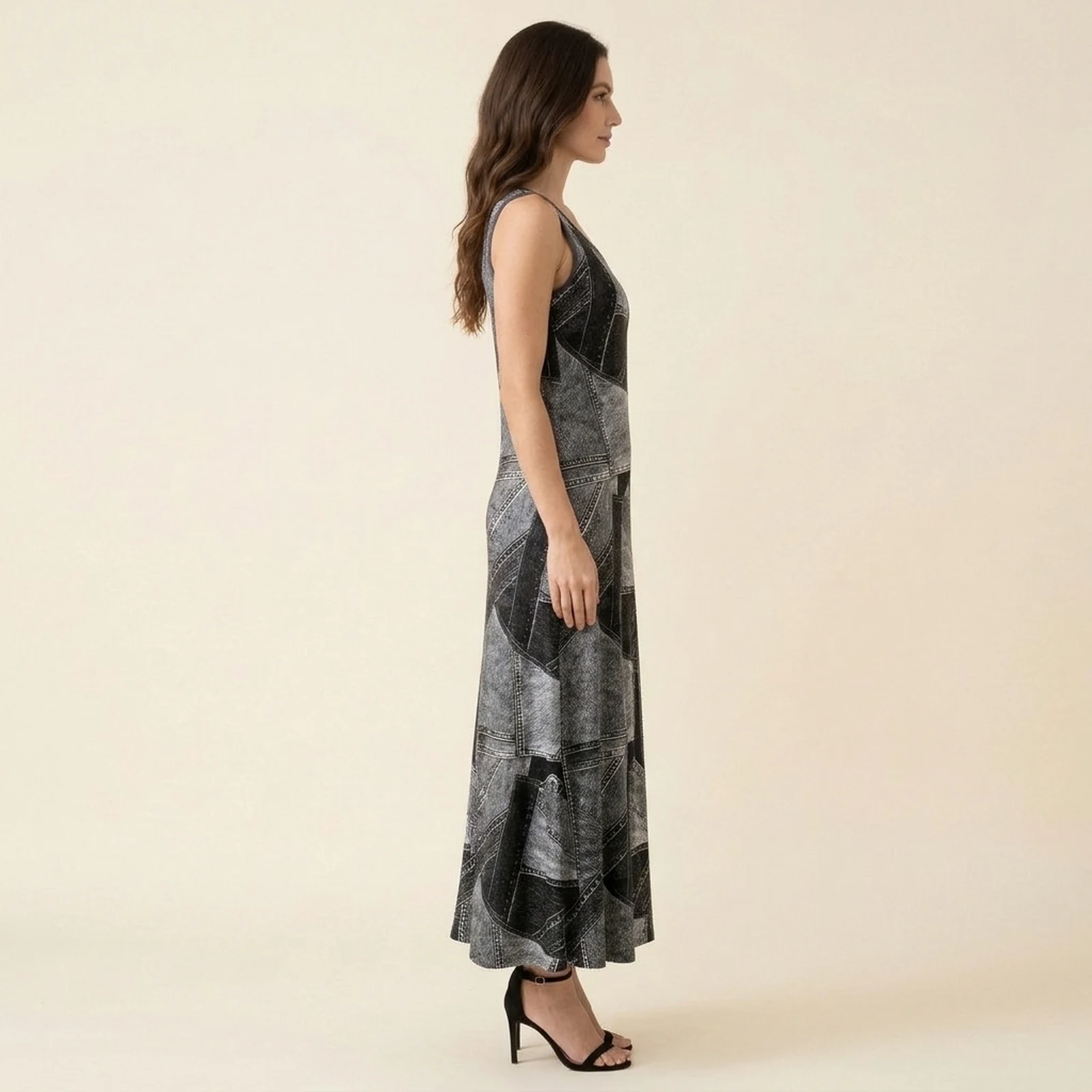 Pedra Patch Maxi Dress, view 4