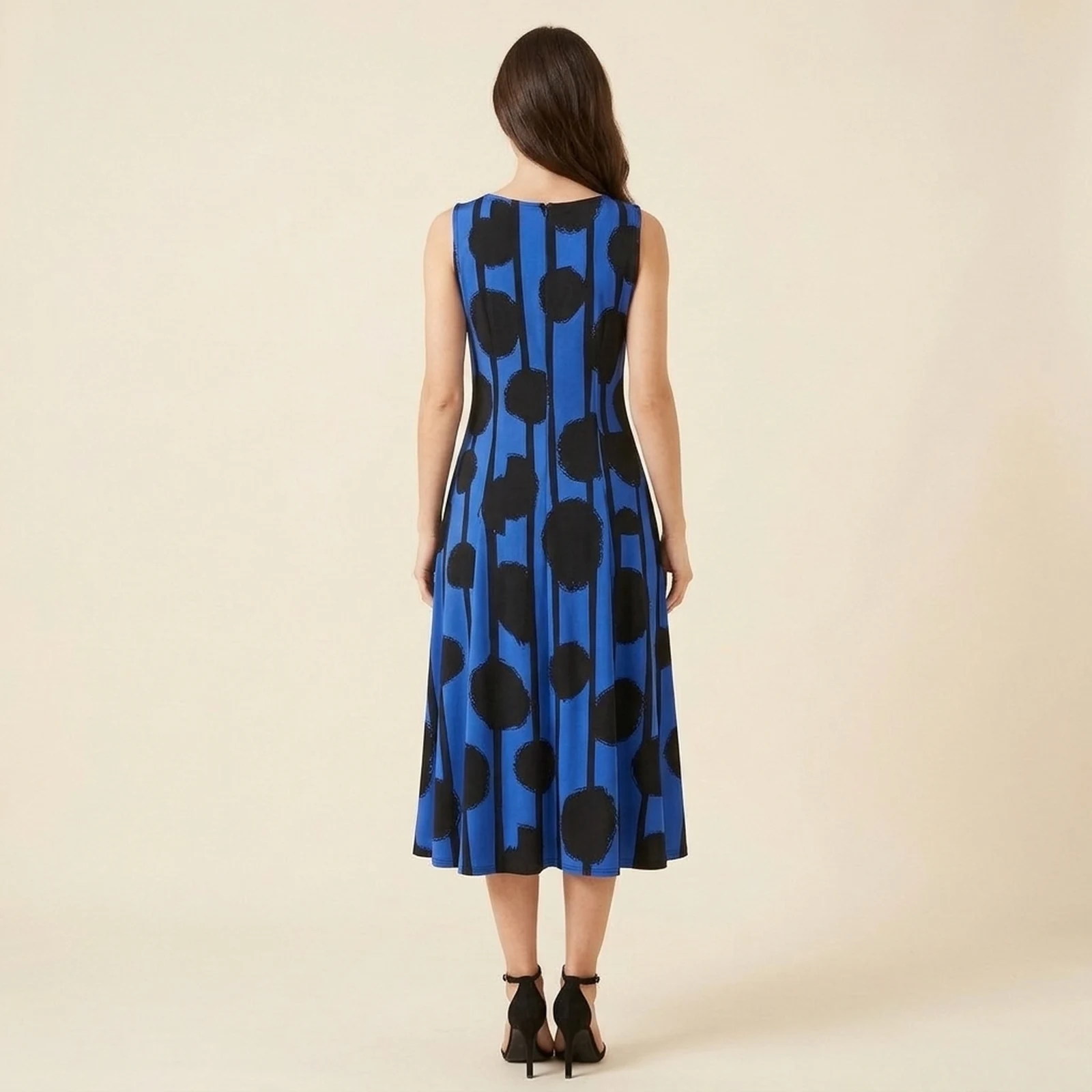 Ponto Swing Midi Dress, view 2