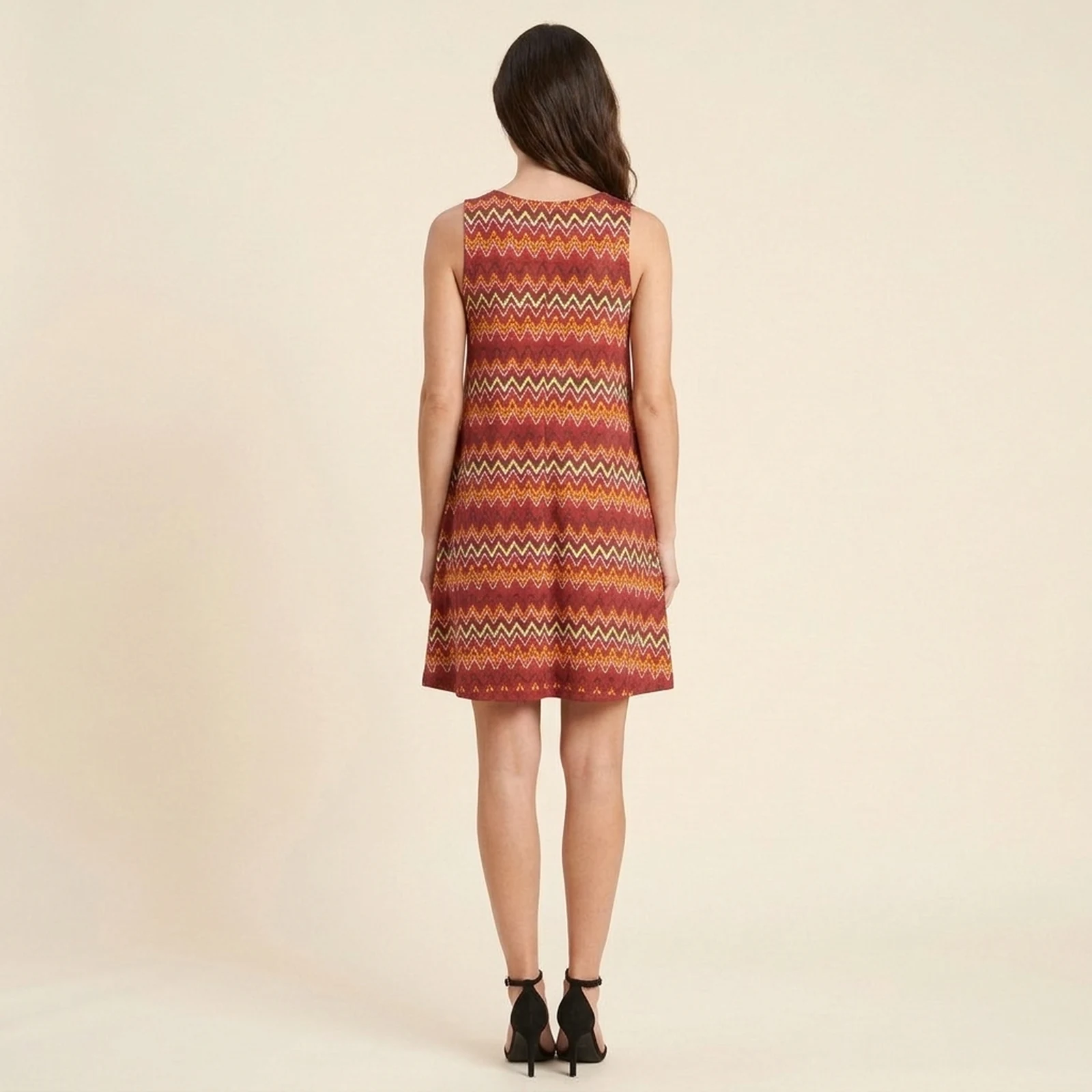 Sienna Chevron Swing Dress, view 2