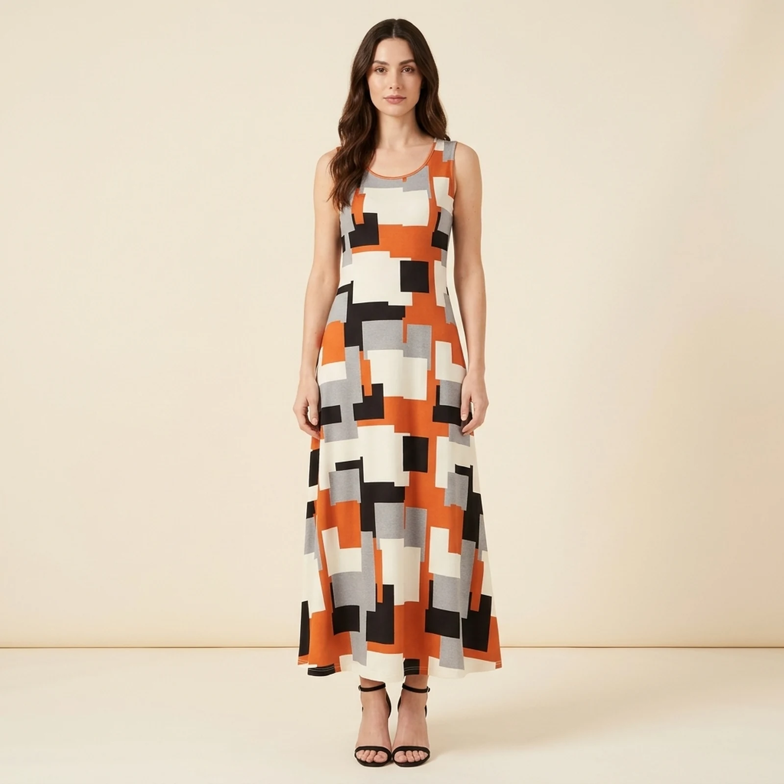 Terra Block Maxi Dress, view 1
